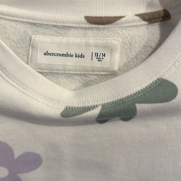 Abercrombie - Flowered Sweatshirt (Girls 13/14) - Picture 2 of 5
